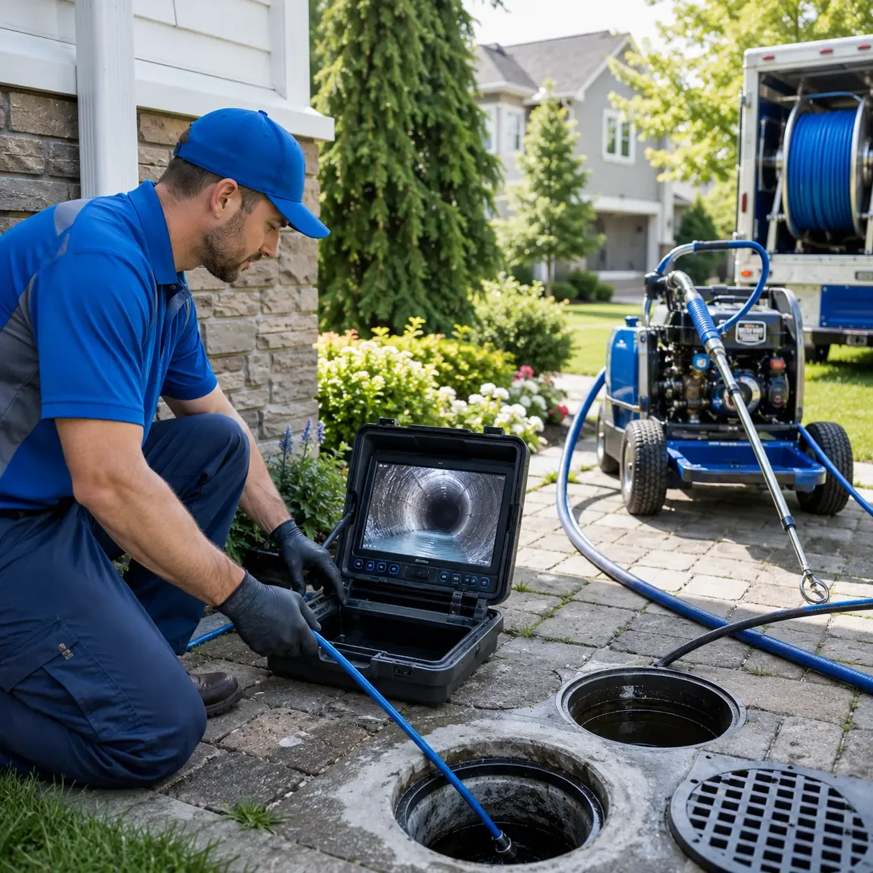 Outdoor drain cleaning professionals serving Greencastle, PA